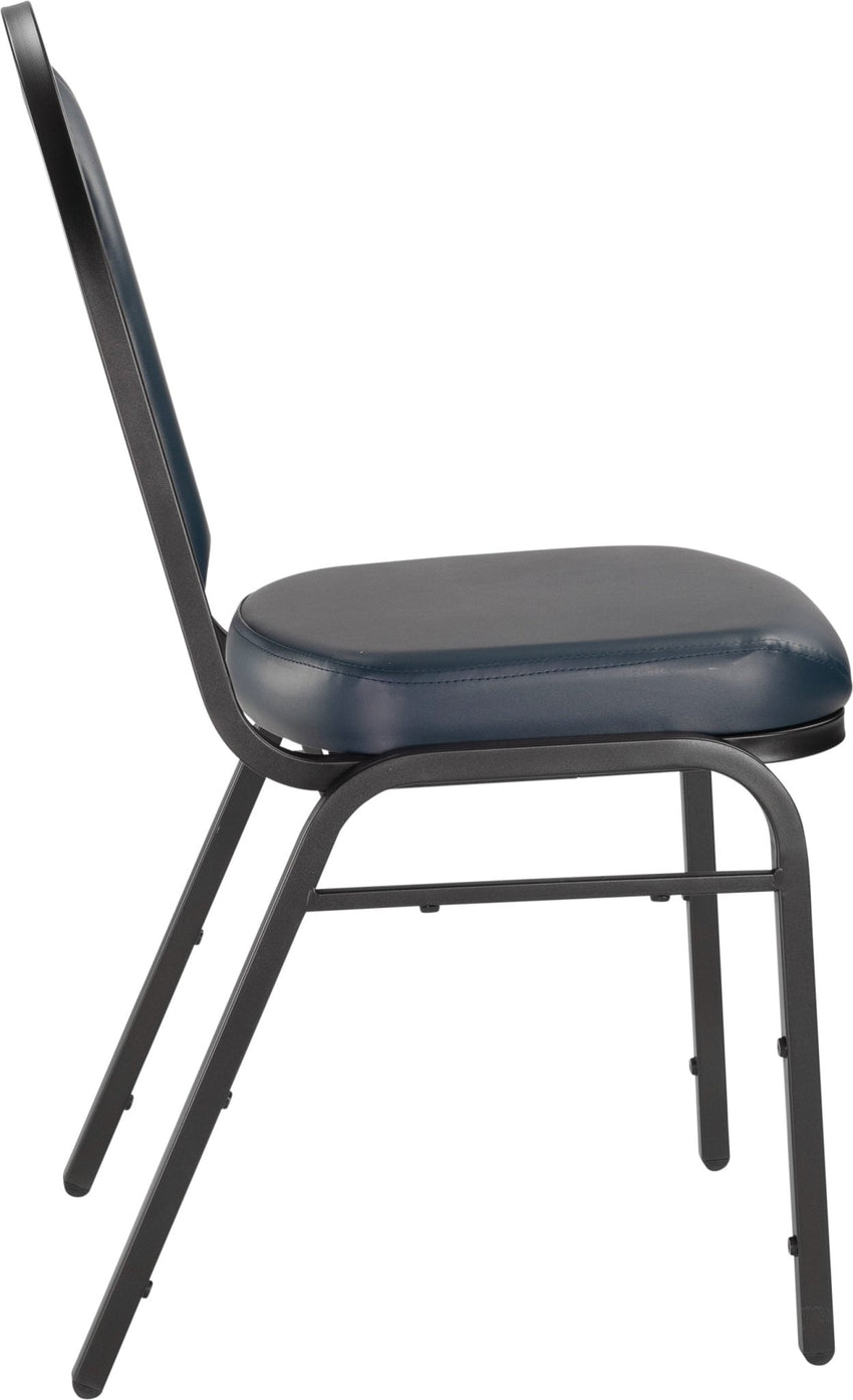 NPS 9200 Series Dome Premium Upholstered Padded Stack Chair (National Public Seating NPS-9200) - SchoolOutlet