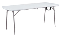 NPS Rectangular Fold-In-Half Table - 30"L x 72"W (National Public Seating NPS-BMFIH3072)