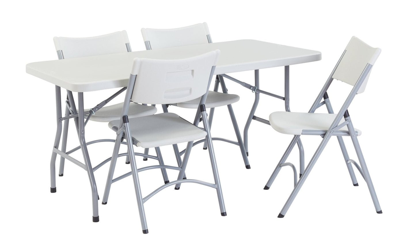 NPS Lightweight Plastic Top Folding Table - 30"W x 60"L (National Public Seating NPS-BT3060) - SchoolOutlet