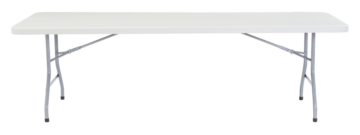 NPS Lightweight Plastic Top Folding Table - 30"W x 96"L (National Public Seating NPS-BT3096) - SchoolOutlet