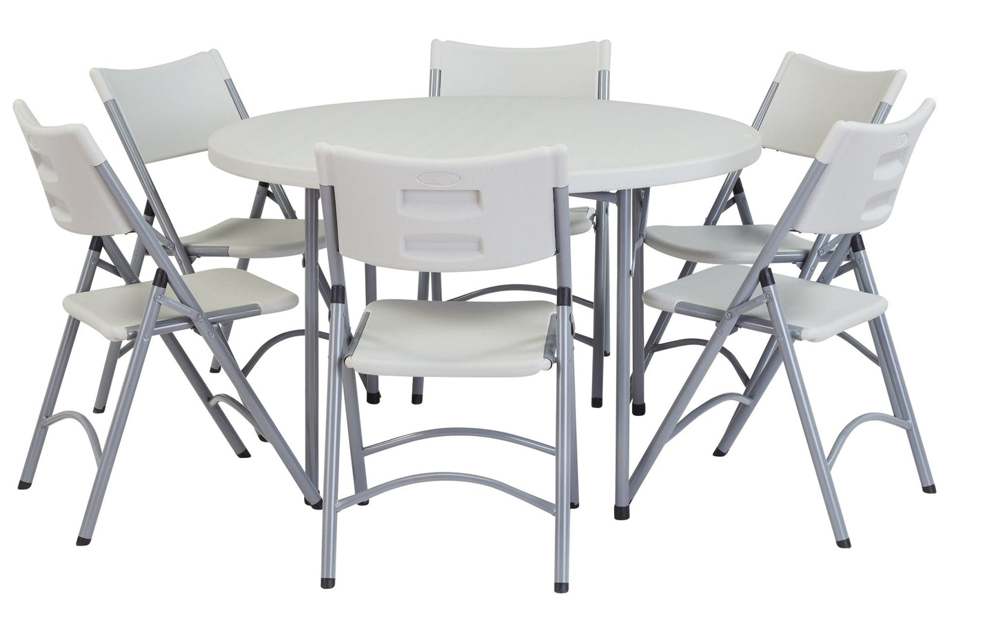 NPS Round Plastic Top Folding Table 48" Round (National Public Seating NPS-BT48R) - SchoolOutlet