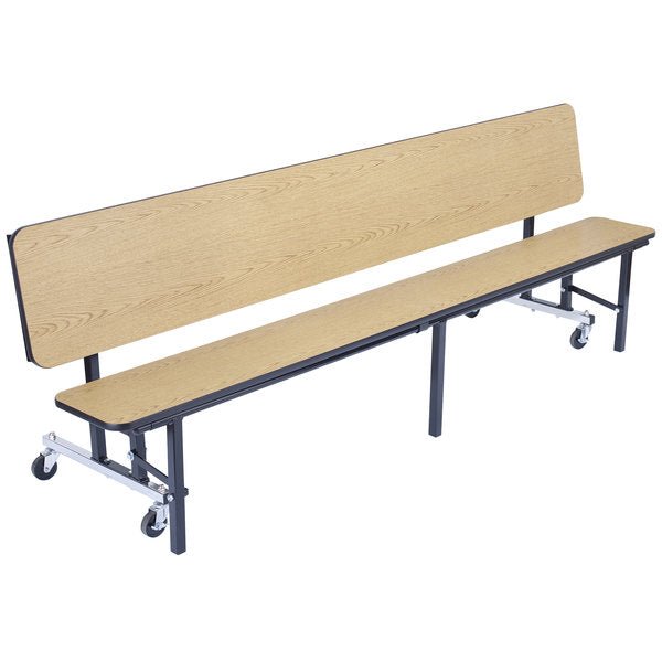 NPS 7' Mobile Convertible Bench Unit - 84"L x 29"W (National Public Seating NPS-CBG84) - SchoolOutlet