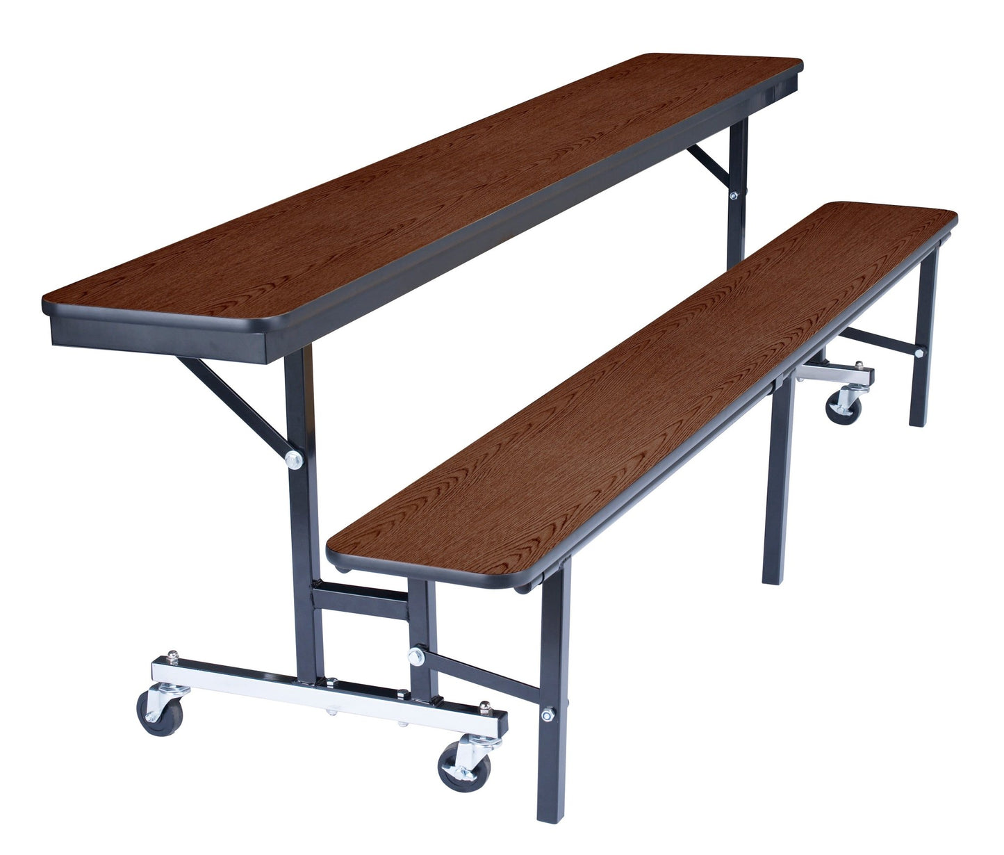 NPS 7' Mobile Convertible Bench Unit - 84"L x 29"W (National Public Seating NPS-CBG84) - SchoolOutlet