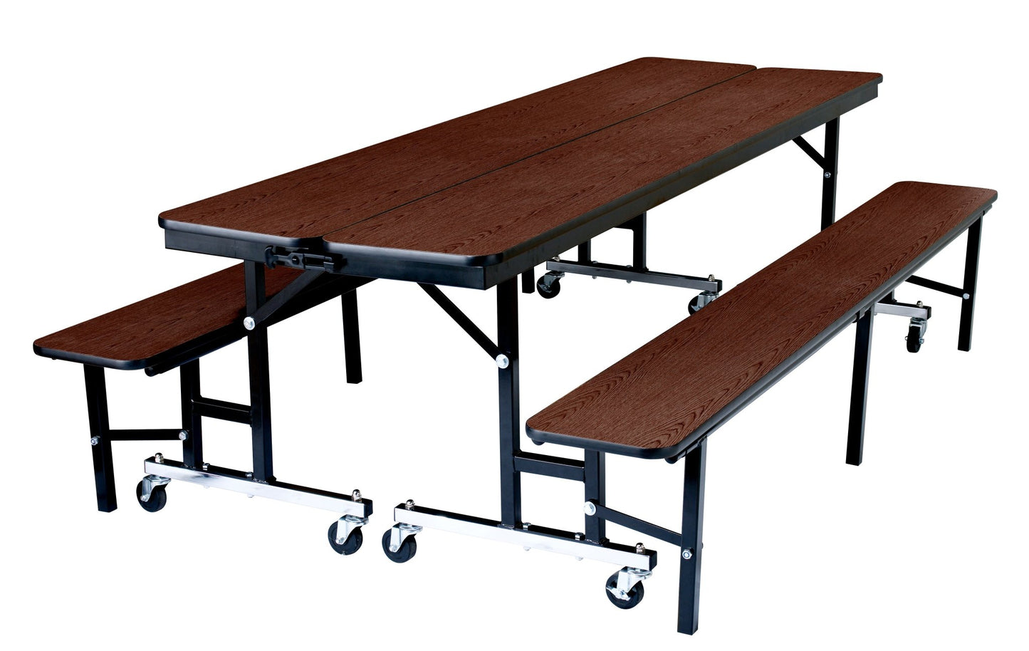 NPS 7' Mobile Convertible Bench Unit - 84"L x 29"W (National Public Seating NPS-CBG84) - SchoolOutlet