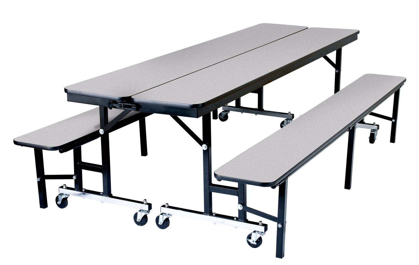 NPS 7' Mobile Convertible Bench Unit - 84"L x 29"W (National Public Seating NPS-CBG84) - SchoolOutlet