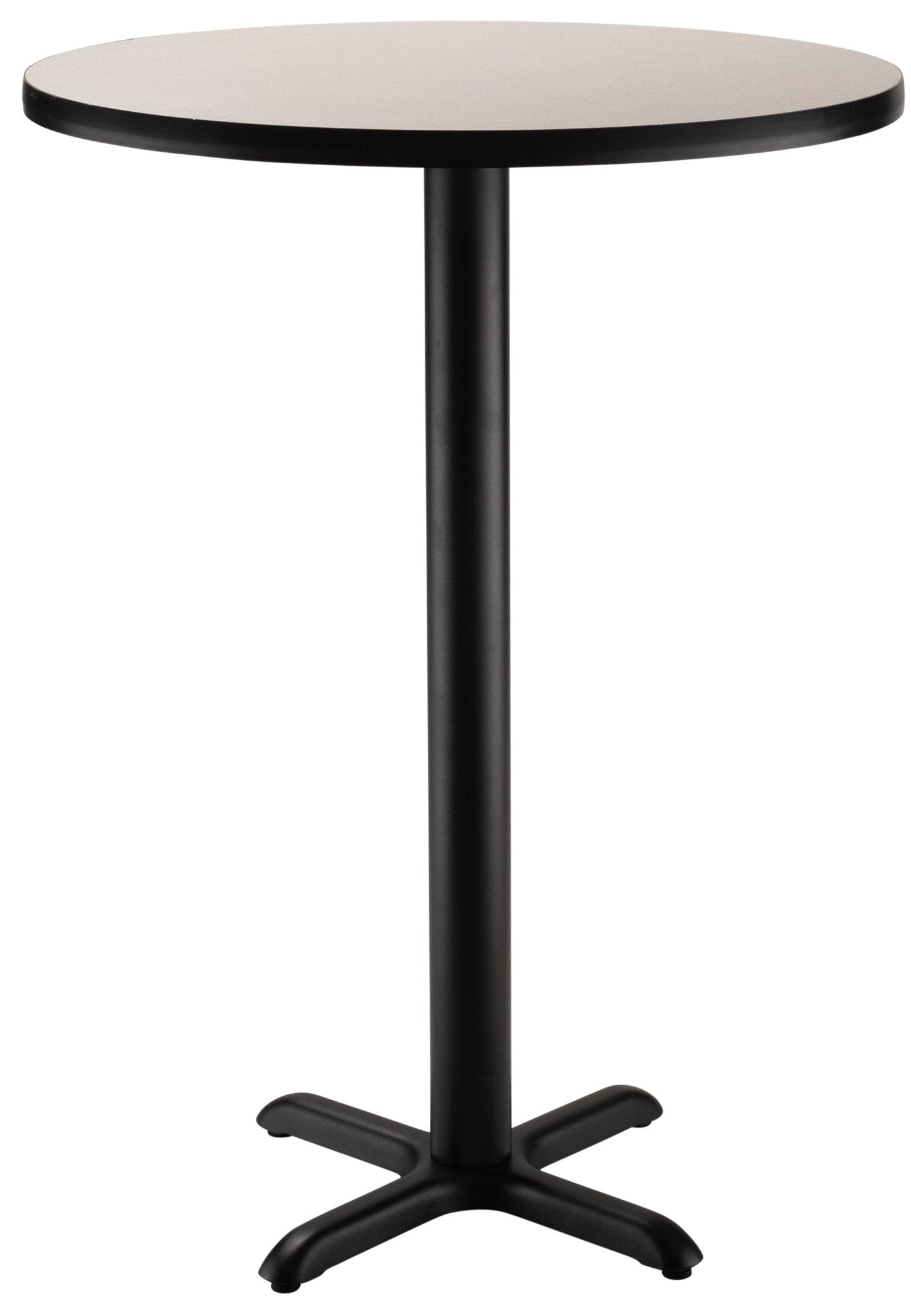 NPS CT12424XB - NPS Cafe Table, 24" Round, "X" Base, 42" Height (National Public Seating NPS-CT12424XB) - SchoolOutlet