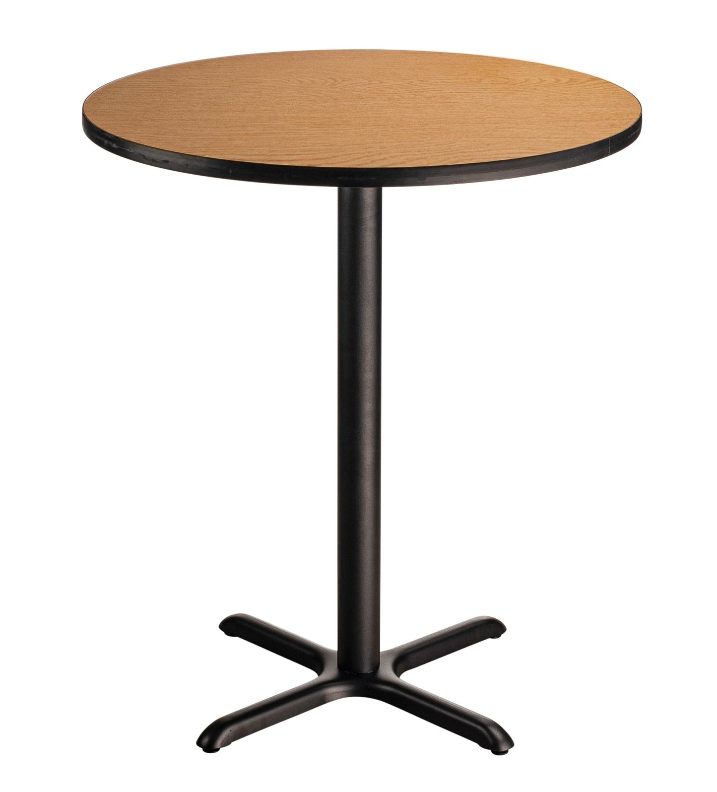 NPS CT12424XB - NPS Cafe Table, 24" Round, "X" Base, 42" Height (National Public Seating NPS-CT12424XB) - SchoolOutlet