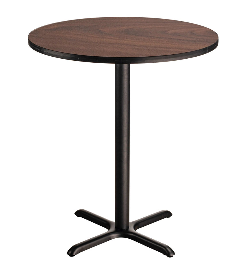 NPS CT12424XB - NPS Cafe Table, 24" Round, "X" Base, 42" Height (National Public Seating NPS-CT12424XB) - SchoolOutlet