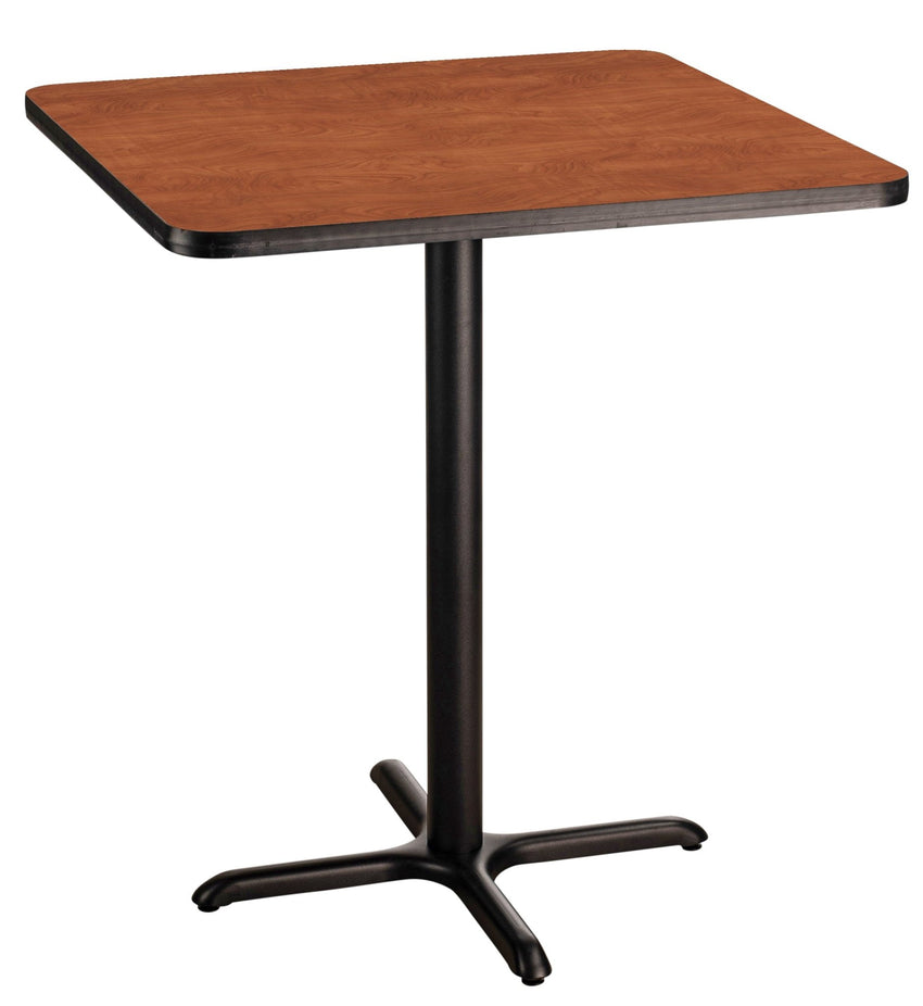 NPS CT32424XB - NPS Cafe Table, 24" Square, "X" Base, 42" Height (National Public Seating NPS-CT32424XB) - SchoolOutlet