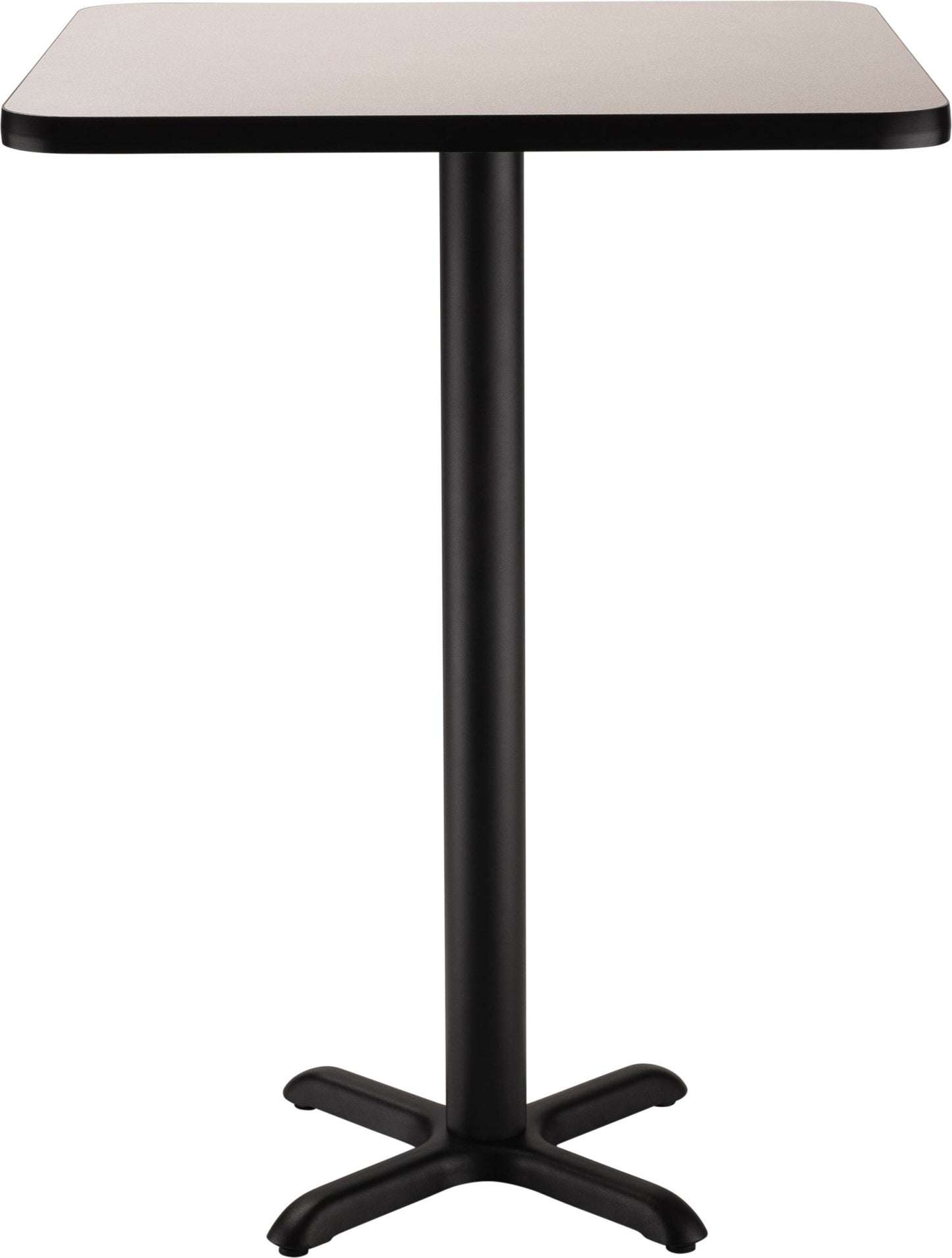 NPS CT32424XB - NPS Cafe Table, 24" Square, "X" Base, 42" Height (National Public Seating NPS-CT32424XB) - SchoolOutlet
