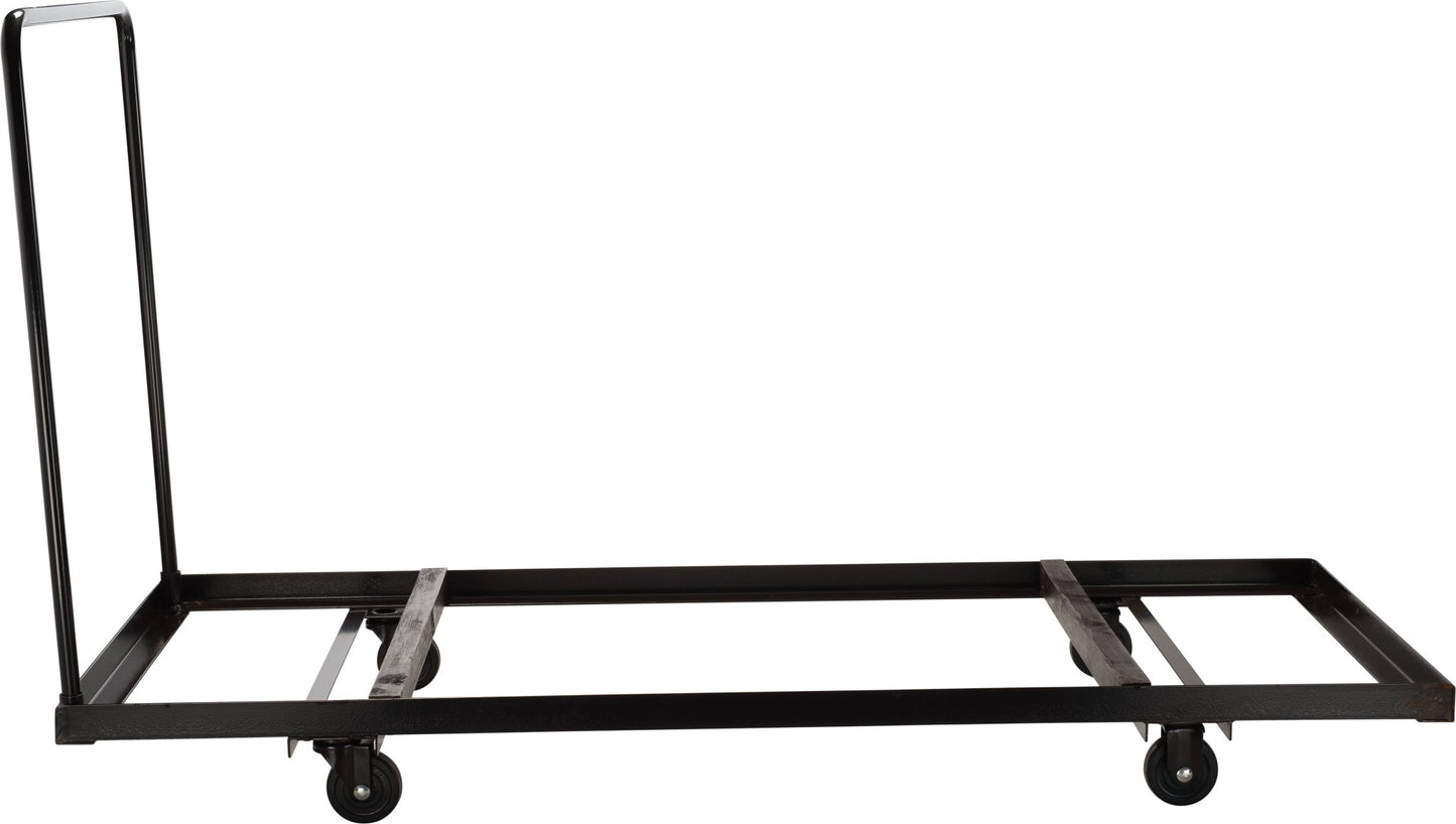 NPS Folding Table Dolly - Horizontal Storage - Max 72"L (National Public Seating NPS-DY-3072) - SchoolOutlet