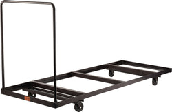 NPS Folding Table Dolly - Horizontal Storage - Max 96"L (National Public Seating NPS-DY-3096)