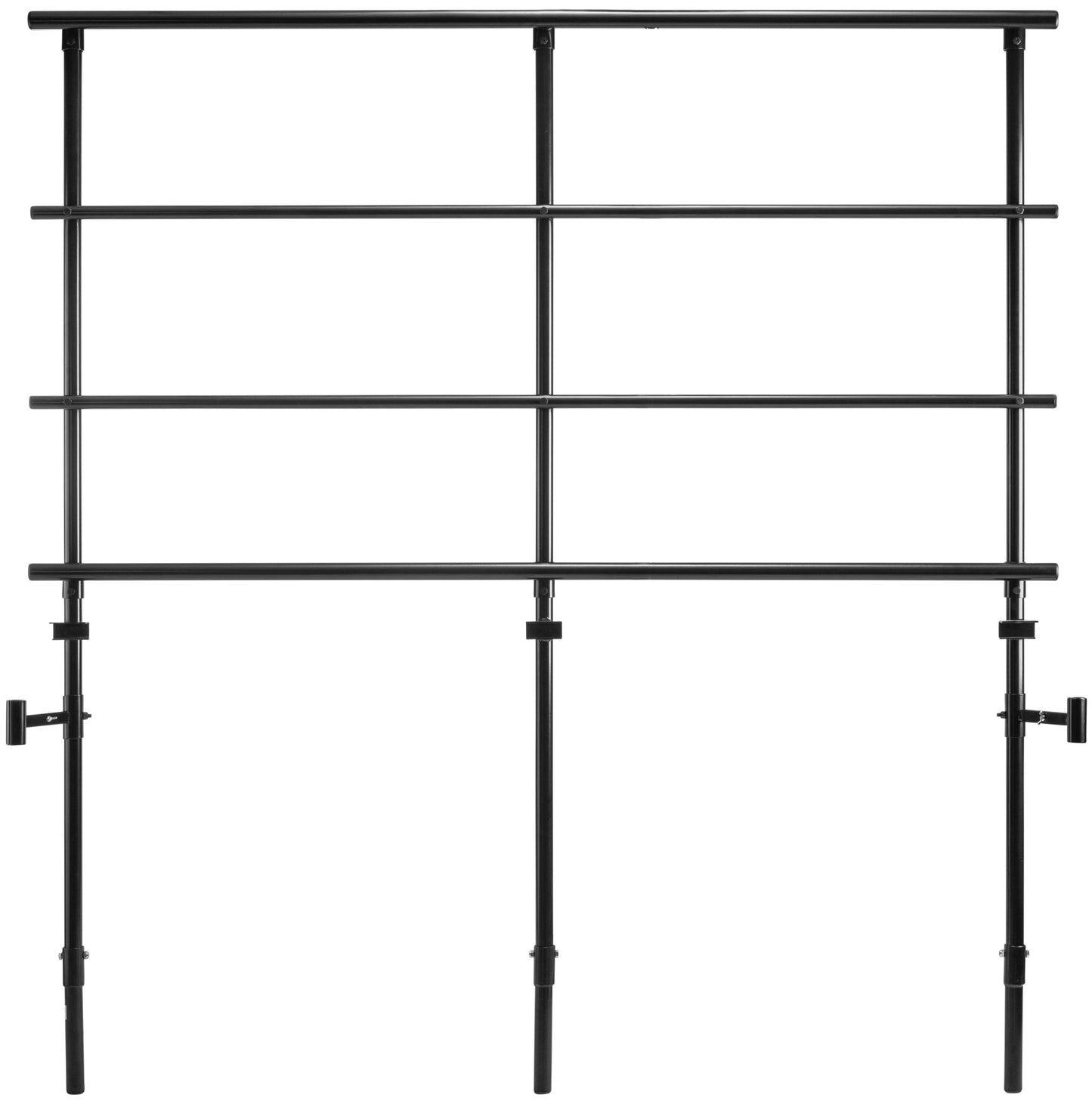 NPS Back Guardrail for 3 or 4 Level Transport Riser (National Public Seating NPS-GRTPR) - SchoolOutlet