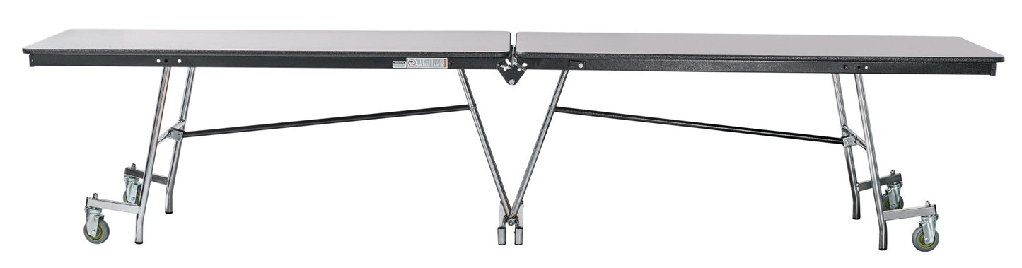 NPS Mobile Cafeteria Rectangle Table Shape Unit - 30" W x 145" L (National Public Seating NPS-MT12) - SchoolOutlet