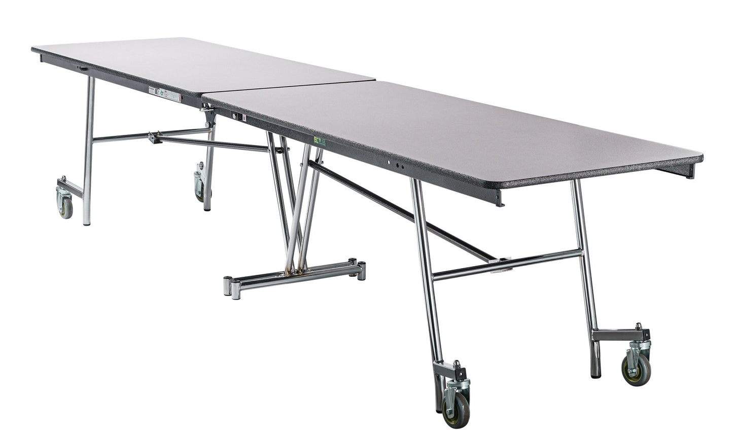 NPS Mobile Cafeteria Rectangle Table Shape Unit - 30" W x 145" L (National Public Seating NPS-MT12) - SchoolOutlet