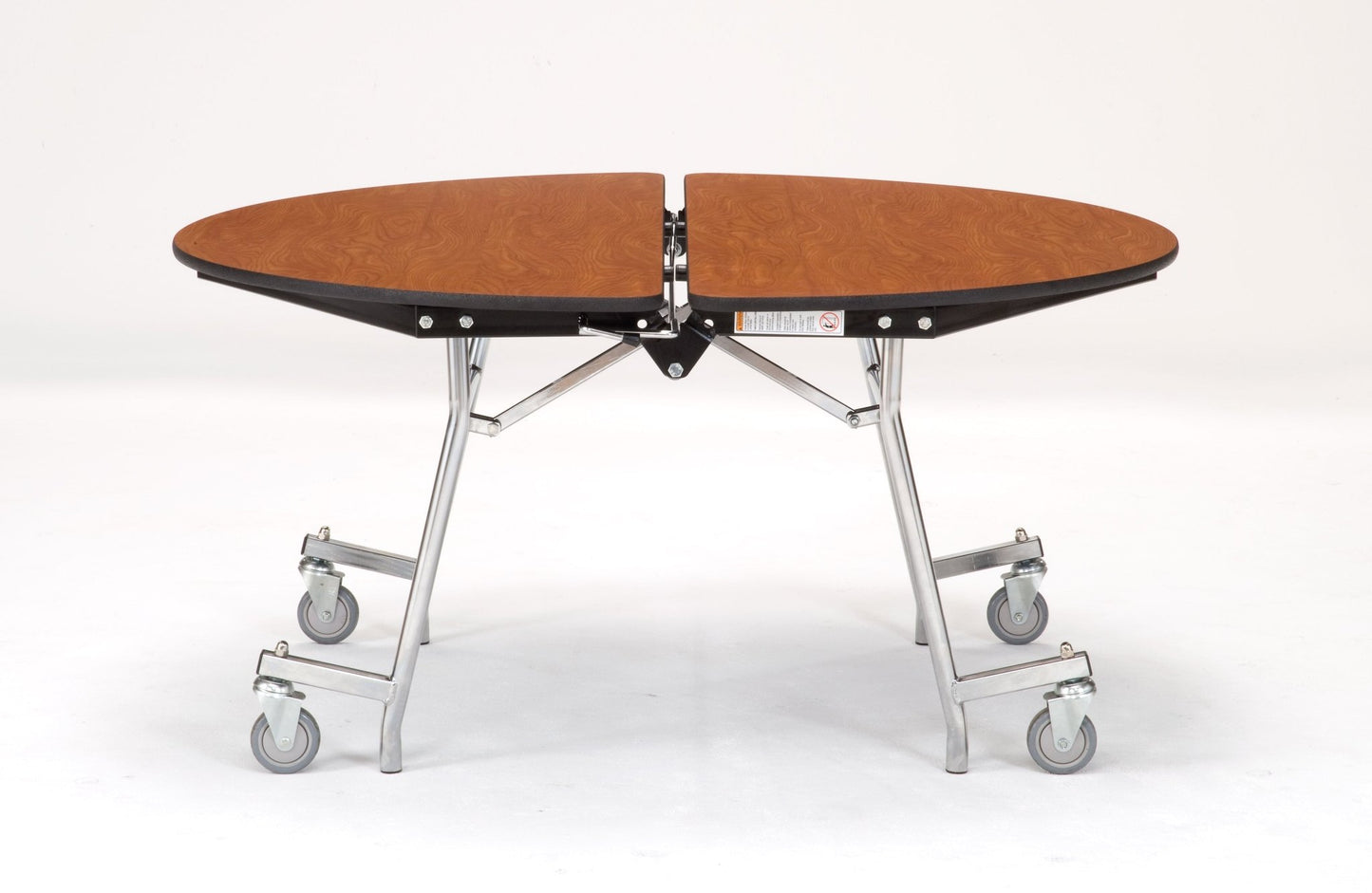 NPS Mobile Cafeteria Round Table Shape Unit - 48" W x 48" L (National Public Seating NPS-MT48R) - SchoolOutlet