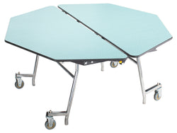 NPS Mobile Cafeteria Octagon Table Shape Unit - 60" W x 60" L (National Public Seating NPS-MT60O)