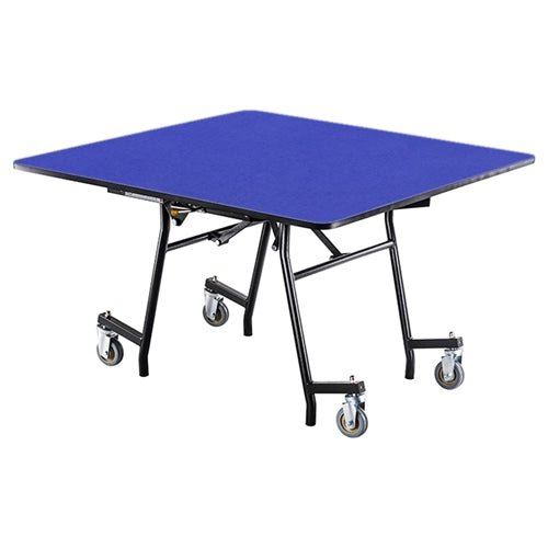 NPS MTSSF Series 48" Square Easyfold Mobile Table (National Public Seating NPS-MTSSF-48Q) - SchoolOutlet