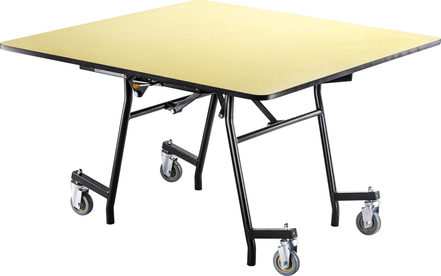 NPS MTSSF Series 48" Square Easyfold Mobile Table (National Public Seating NPS-MTSSF-48Q) - SchoolOutlet