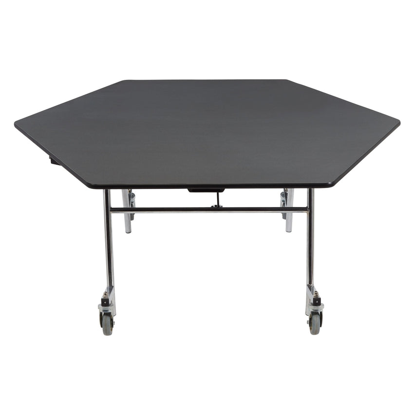 NPS EasyFold 60" Hexagon Table (National Public Seating NPS-MTSSF-60H) - SchoolOutlet