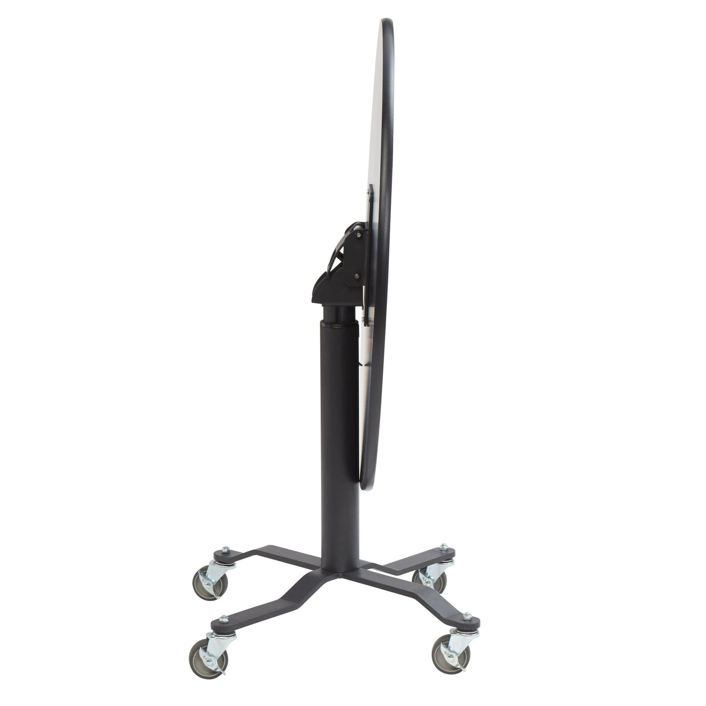 NPS Cafe Time II Table, 30" Round, High Pressure Laminate Top, MDF Core, ProtectEdge (NationalPublic Seating NPS-PCT130MDPE) - SchoolOutlet