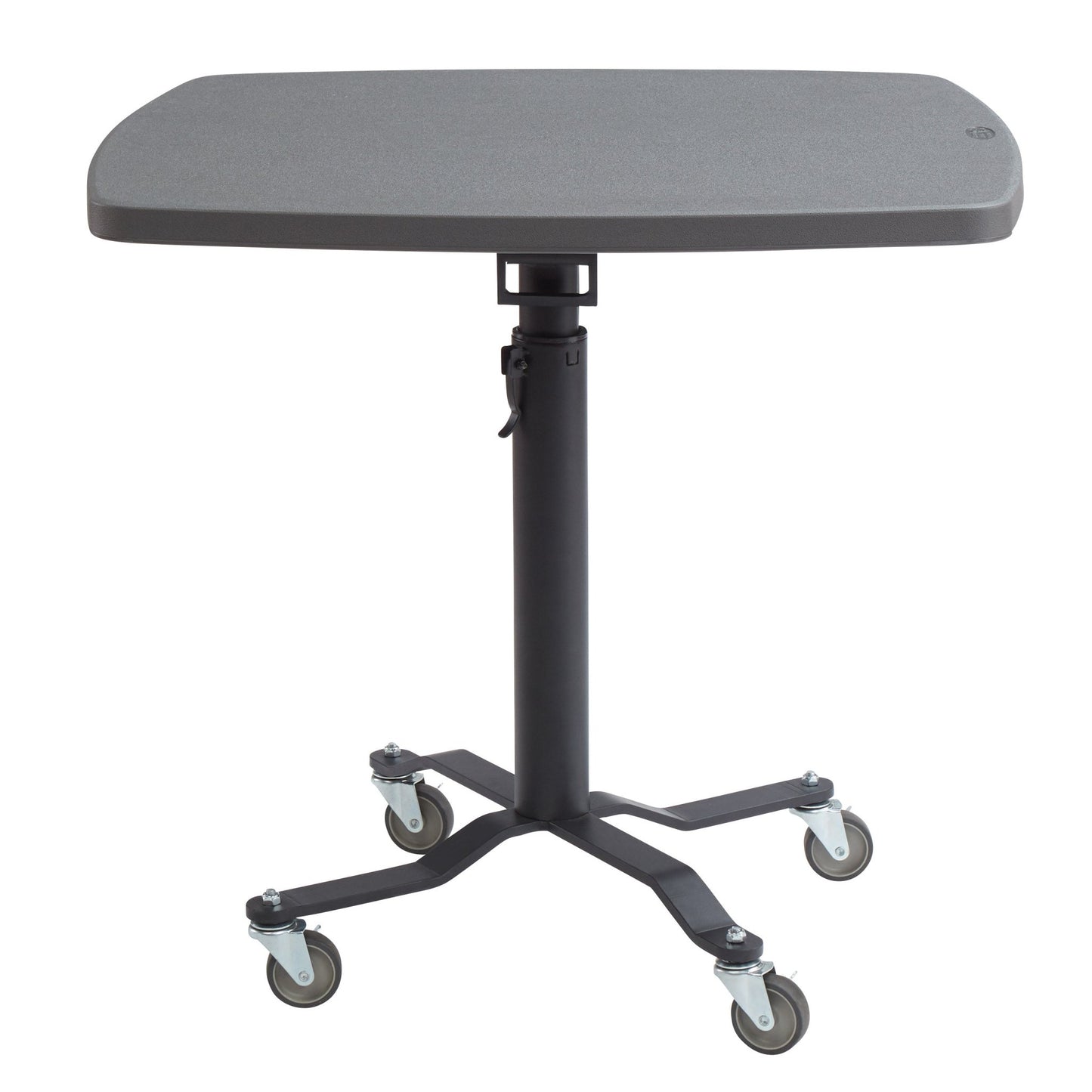 NPS Premium Plus Cafe Table, 36" Square, Blow Molded Plastic Top, Charcoal Slate (National Public Seating NPS-PCT336BM) - SchoolOutlet