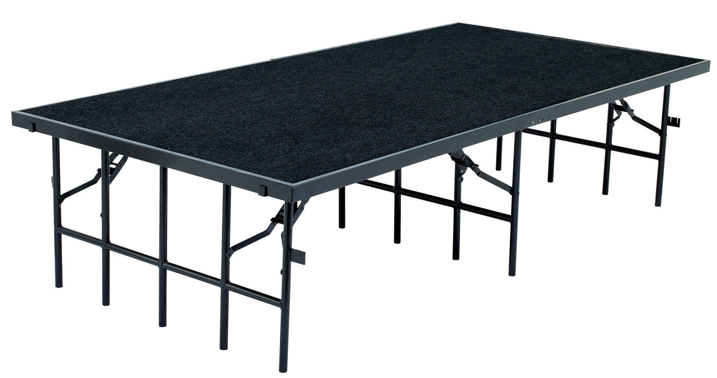 NPS Portable Stage Unit - Carpeted or Hardboard - SchoolOutlet