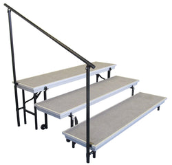 NPS Side Guardrail for TP/TPR-3 level (National Public Seating NPS-SGRTP3)