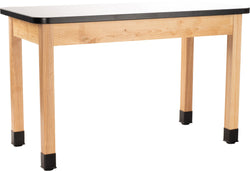 NPS Wood Science Lab Table, 24 x 48 x 30, Whiteboard Top (National Public Seating NPS-SLT1-2448W)