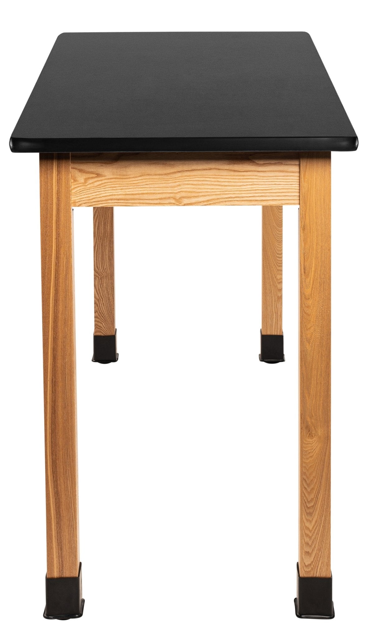 NPS Science Lab Table - High Pressure Laminate Top - w/ Book Compartment - 24"W x 54"D (National Public Seating NPS-SLT2-2454HB) - SchoolOutlet