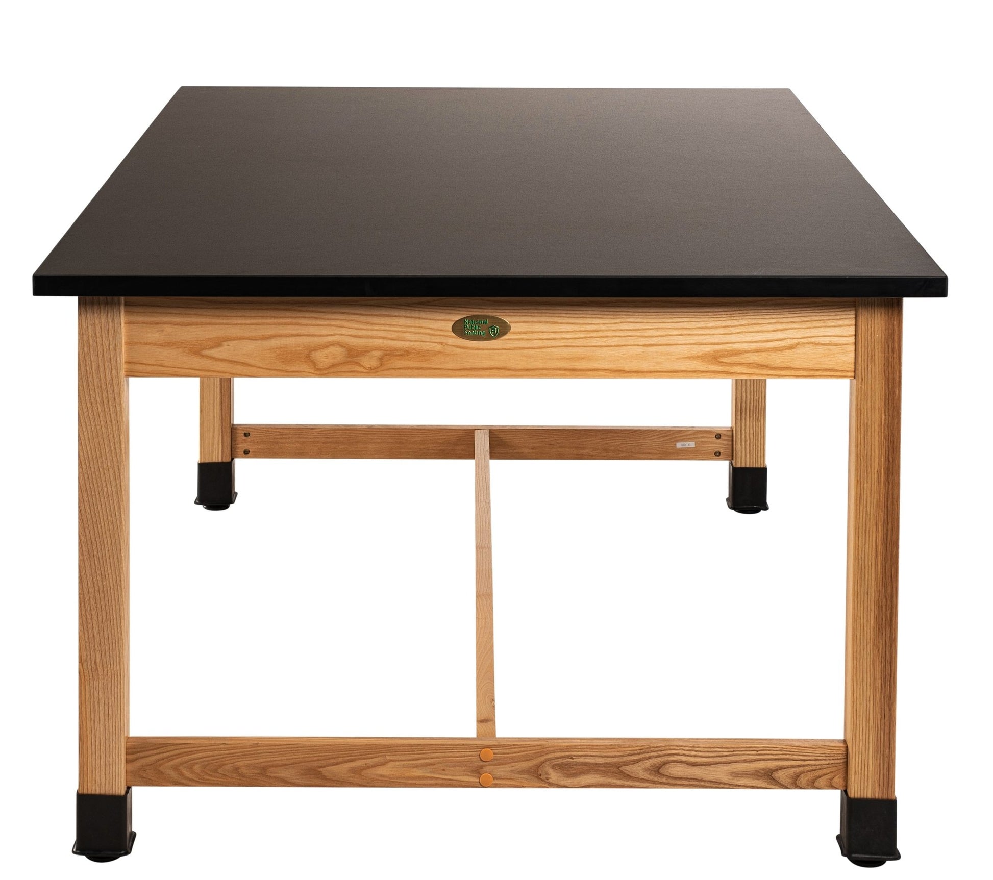 NPS Wood Science Lab Table, 42 x 60 x 36, Phenolic Top (National Public Seating NPS-SLT2-4260P) - SchoolOutlet