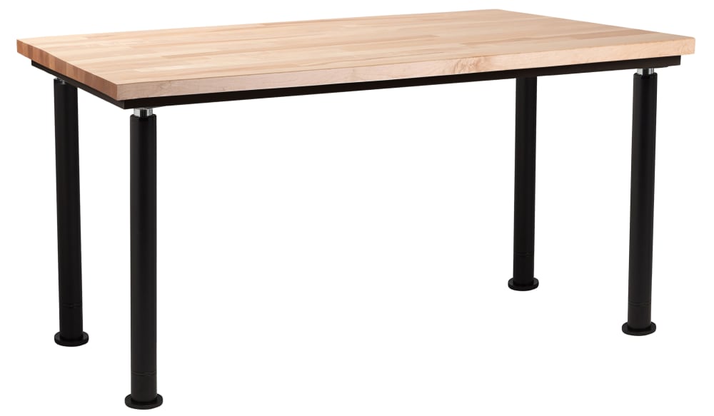 NPS Height Adjustable Designer Science Lab Table, 24 X 48 (National Public Seating NPS-SLT6-2448) - SchoolOutlet