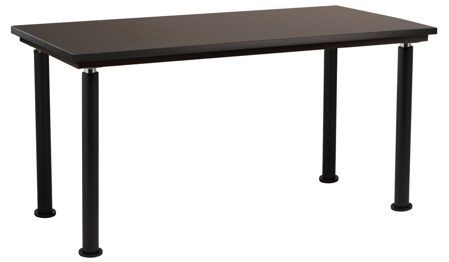 NPS Designer Science Lab Table, 24 x 60, Phenolic Top (National Public Seating NPS-SLT6-2460P) - SchoolOutlet