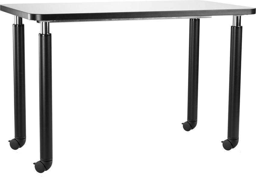 NPS Designer Science Lab Table, 24 X 60, Whiteboard Top (National Public Seating NPS-SLT6-2460W) - SchoolOutlet