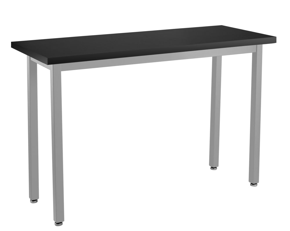 NPS Steel Science Lab Table, 24" X 54", Steel Legs (National Public Seating NPS-SLT3-2454) - SchoolOutlet