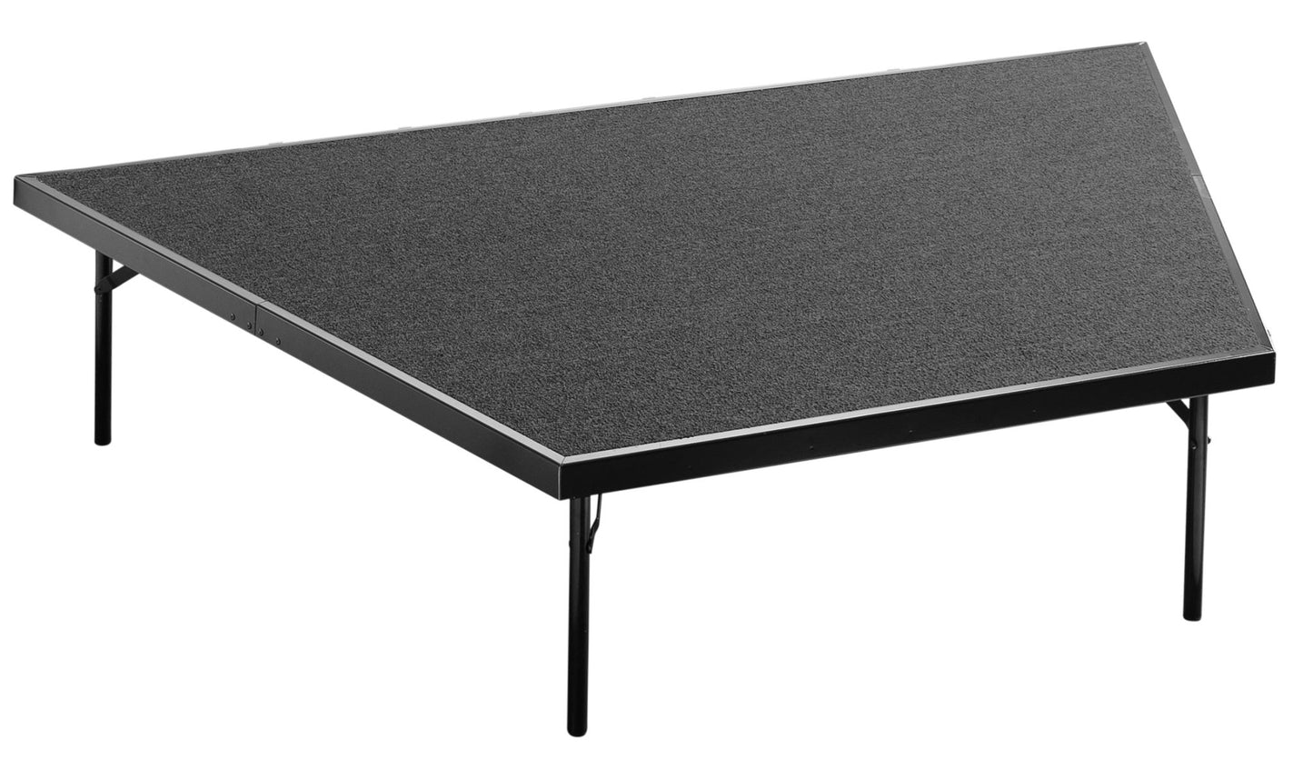 NPS Portable Stage Unit - Carpeted or Hardboard - SchoolOutlet