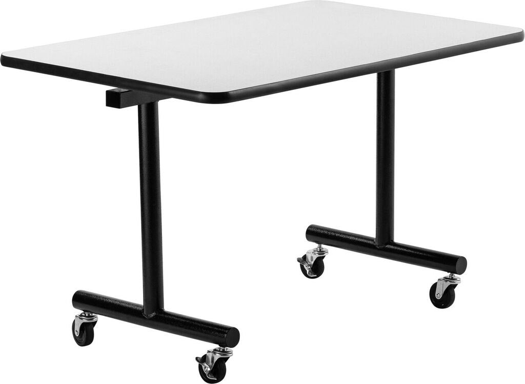 NPS ToGo Table, 24"x48", Particleboard Core (National Public Seating NPS-TGT2448PBTM) - SchoolOutlet