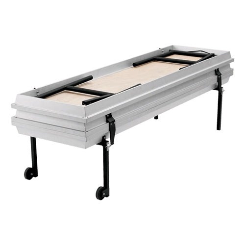 NPS TransPort 3-Level Straight Riser - 18"W x 72"L x 24"H (National Public Seating NPS-TP72) - SchoolOutlet