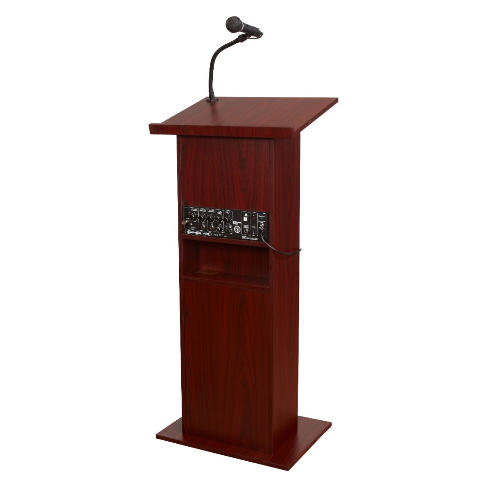 Oklahoma Sound Power Plus Floor Lectern (Oklahoma Sound OKL-111PLS) - SchoolOutlet