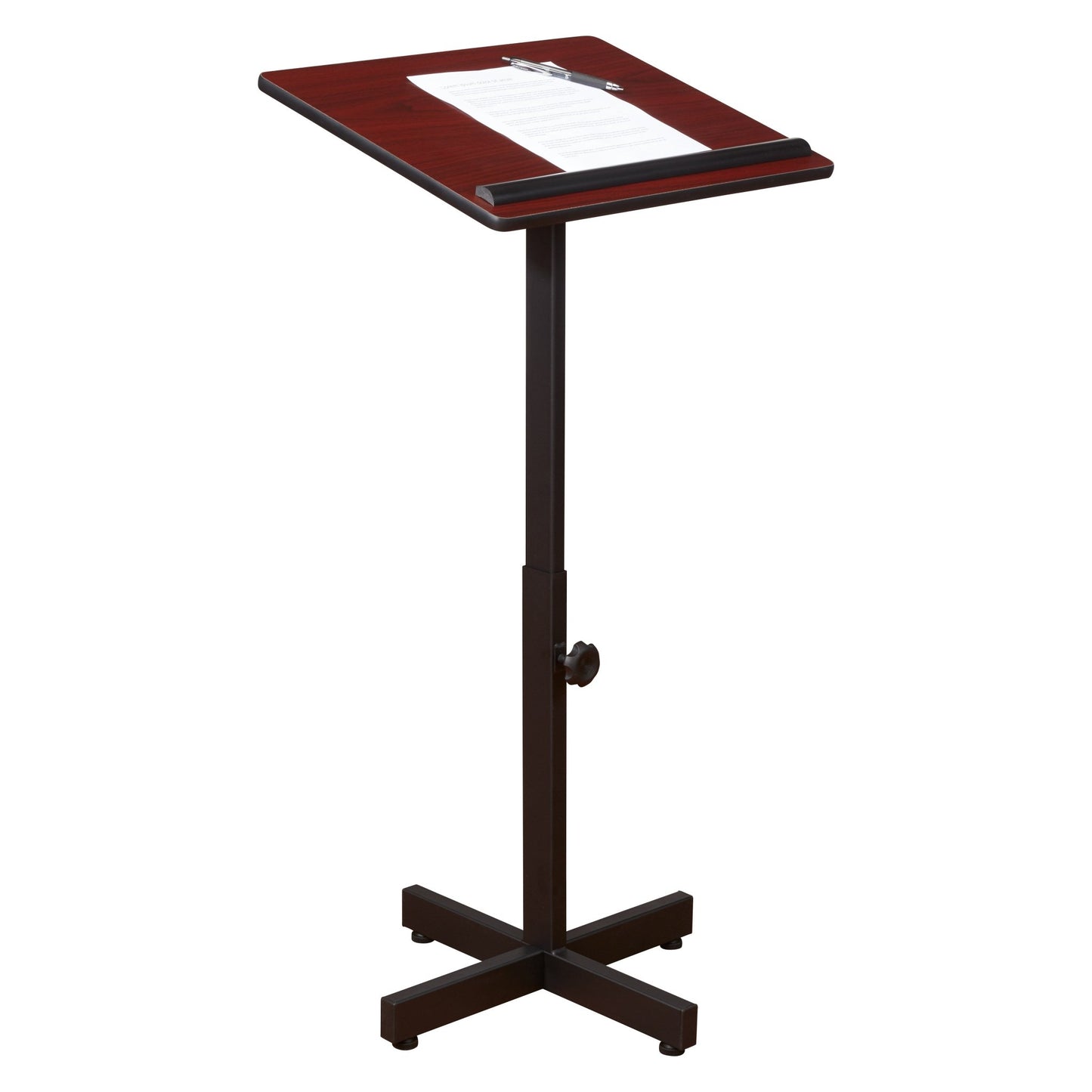 Oklahoma Sound Adjustable-Height Portable Presentation Lectern Stand (Oklahoma Sound OKL-70) - SchoolOutlet