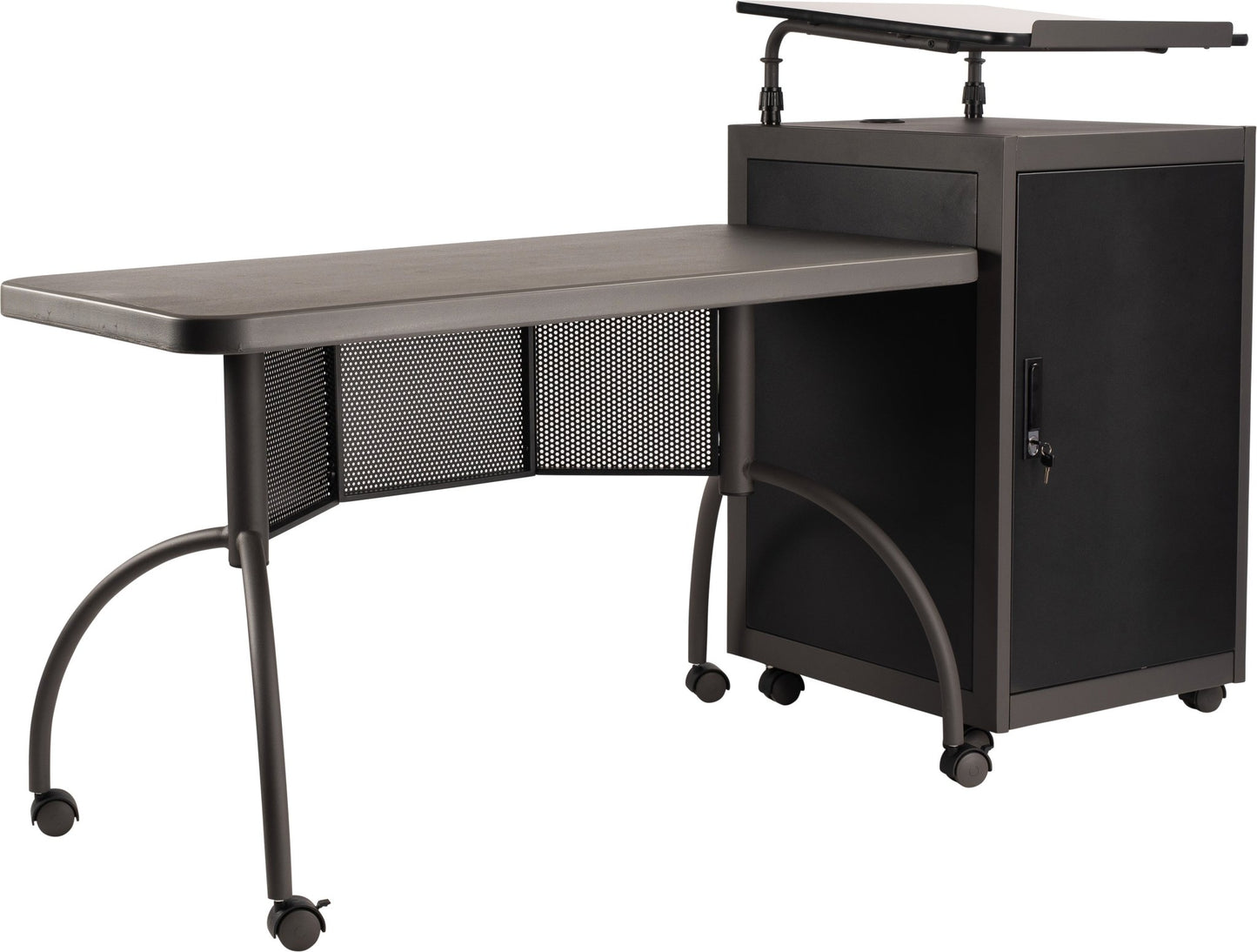 Oklahoma Sound Teacher's WorkPod Desk and Lectern Kit (Oklahoma Sound OKL-TWP) - SchoolOutlet