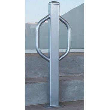 Modern Madison Bike Bollard (4' H) (PLA-2014SM) - SchoolOutlet