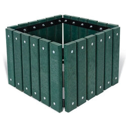 Recycled Plastic Square Outdoor Planter - 26.75" Square x 18" Height