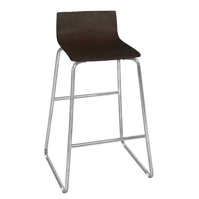 Regency Ares Caf? High Stool with Low Backrest - SchoolOutlet