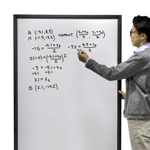 Screenflex CRDW3 - Whiteboard Dividers 10' L x 6' 2" H - 3 Panels - SchoolOutlet