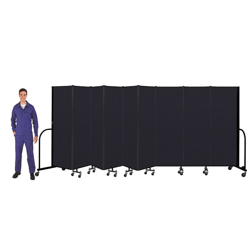 Screenflex FSL7413-WX13 Panels Standard Portable Room Divider 24' 1" L x 7' 4" H - SchoolOutlet