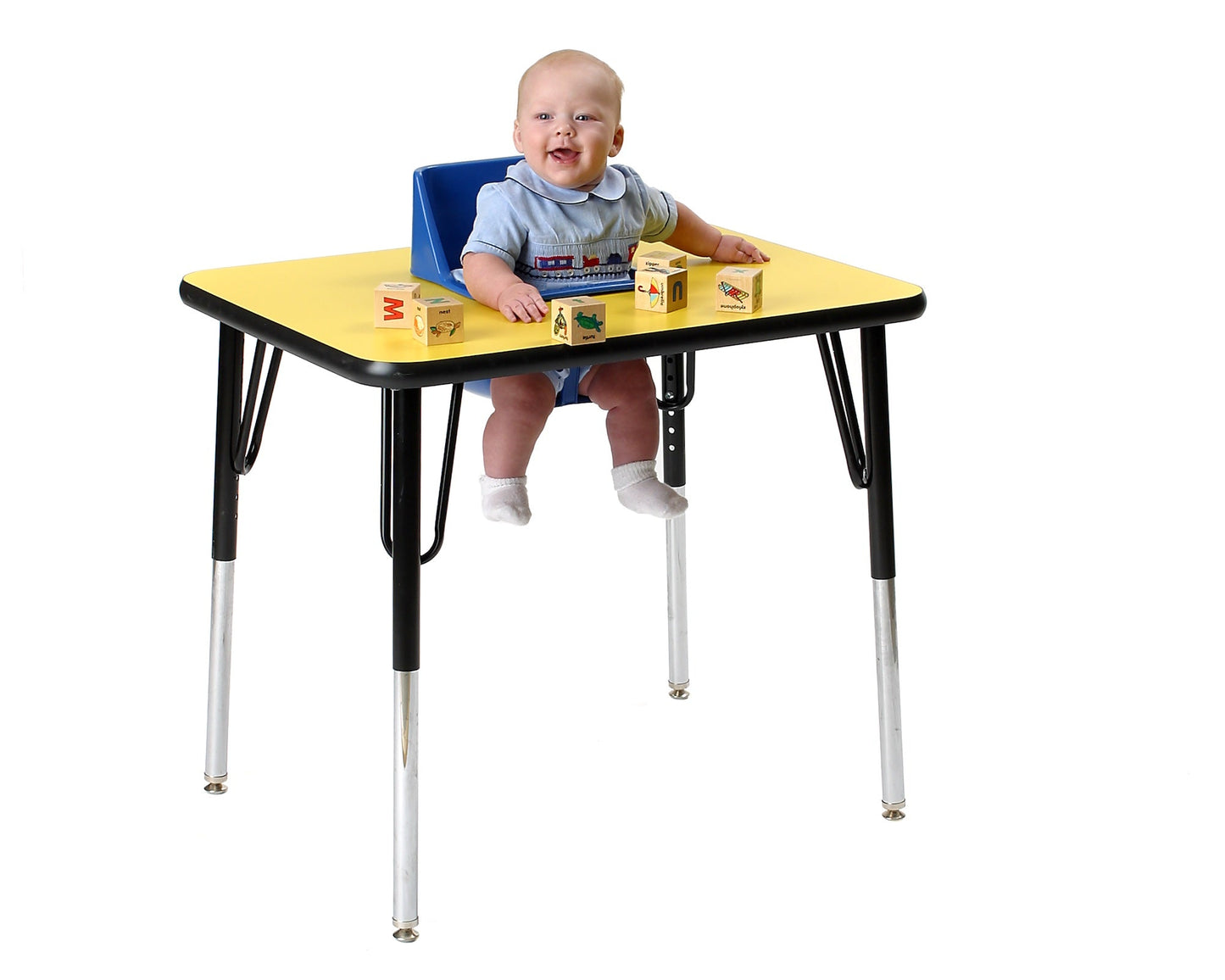 One-Seat Rectangular Toddler Table 30"W X 24"L (Toddler Tables TOD-TT1) - SchoolOutlet