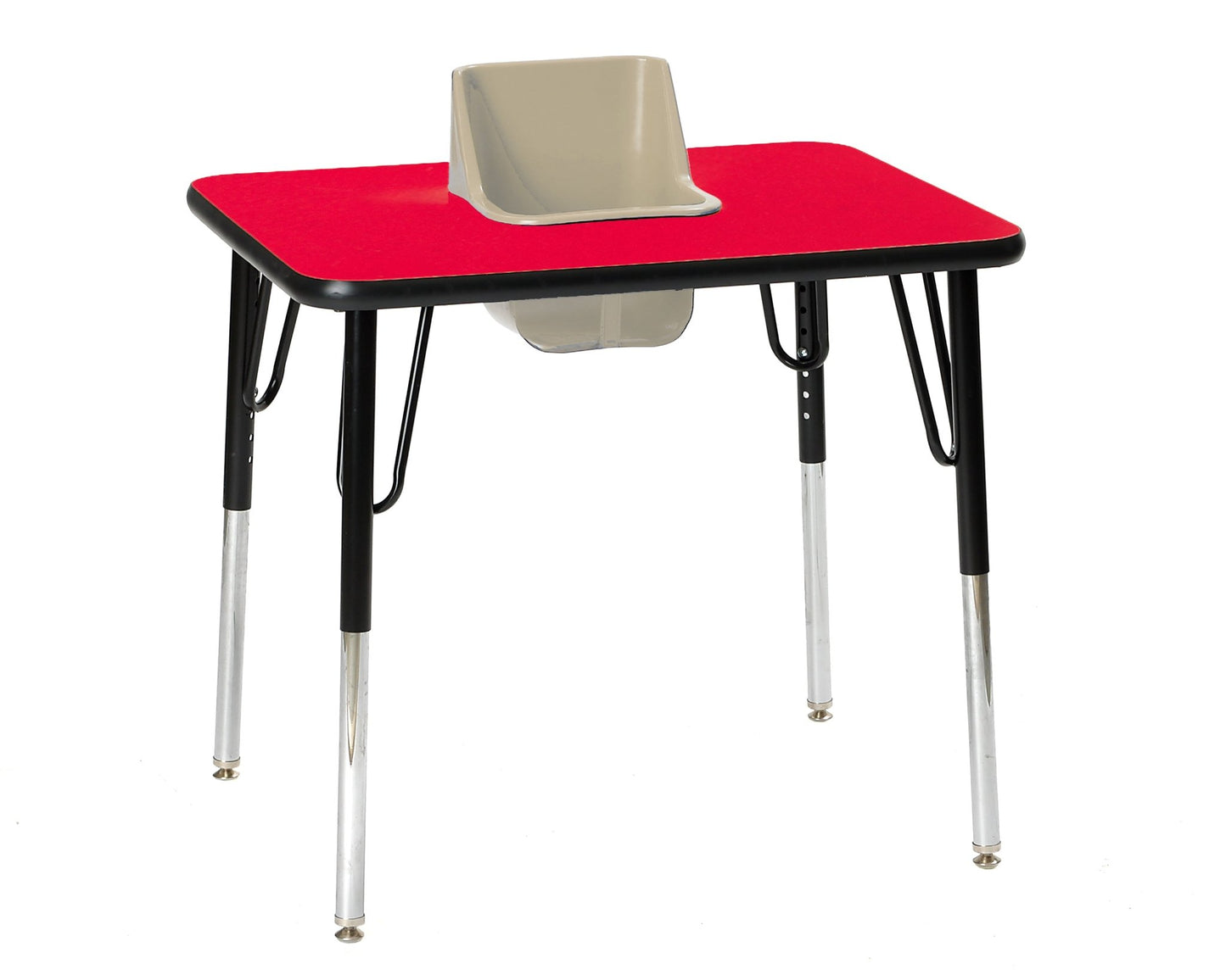 One-Seat Rectangular Toddler Table 30"W X 24"L (Toddler Tables TOD-TT1) - SchoolOutlet