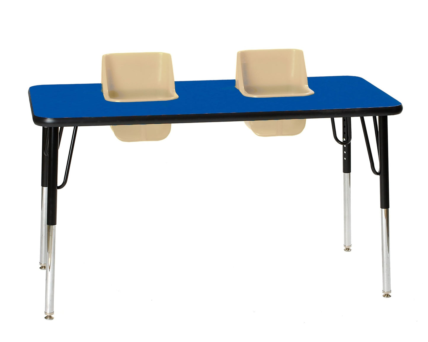 Two-Seat Rectangular Toddler Table (Toddler Tables TOD-TT2) - SchoolOutlet