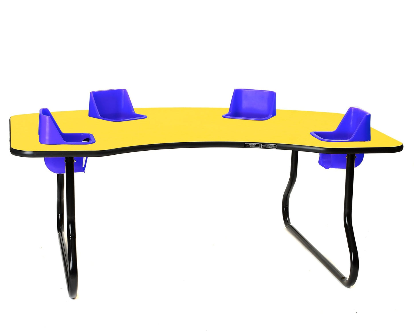 Four-Seat Toddler Table - Traditional (14" H) (Toddler Tables TOD-TT414) - SchoolOutlet